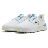 Puma Golfschuhe Ignite Elevate 2, weiß/blau/gelb