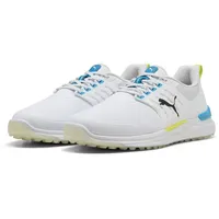 Puma Golfschuhe Ignite Elevate 2, weiß/blau/gelb