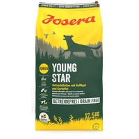 JOSERA YoungStar (1 x 12,5 kg) | getreidefreies Welpenfutter für mittlere und große Rassen | Super Premium Trockenfutter für wachsende Hunde | 1er Pack