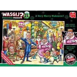 JUMBO Spiele Wasgij Christmas 21 (2X 1000