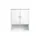 VASAGLE Bad-Hängeschrank BBC27WT weiß 60,0 x 20,0 x 70,0 cm