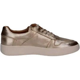 CAPRICE "Caprice Sneaker Leder mit Reißverschluss, gold, Leder, Schuhe Sneaker