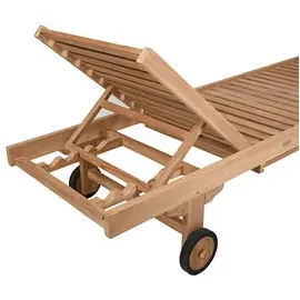 Garden Pleasure Solo Sonnenliege 200 x 77 x 97 cm natur