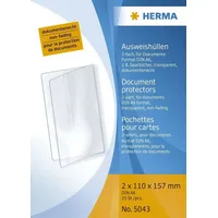 Herma 5043 2x110x157mm PP transparent
