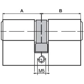 BKS GmbH BKS Profildoppelzylinder PZ 8800 31/31mm Anz.Schlü.3 versch.-schl.