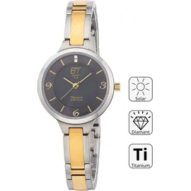 ETT Eco Tech Time Diamond Lady Solar Titan 28 mm ELS-12146-52M
