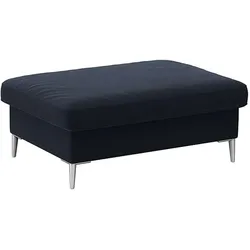 Pouf FLEXLUX "Fiore", blau (royal blau), B:97cm H:34cm T:66cm, Aluminium, Poufs, Kaltschaum, Füße Alu