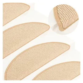 vidaXL Stufenmatte 56 x 17 cm Creme