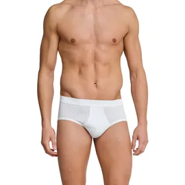 SCHIESSER Slip Authentic unifarben weiß S 2er Pack