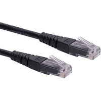 Roline Patchkabel Kat.6 (Class E) UTP, schwarz, 1,5 m