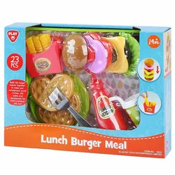 Mittags-Burger Mahlzeit