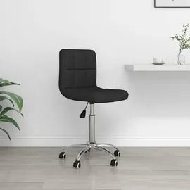 vidaXL Bürostuhl Stoff Schwarz