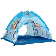 Relaxdays Spielzelt Polyester Hellblau Pirat Stecksystem 90 cm x 118 cm x 115 cm 0,6 kg