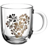 LEONARDO Tasse Emozione Blumenherz 0,3 l Transparent 4 St.