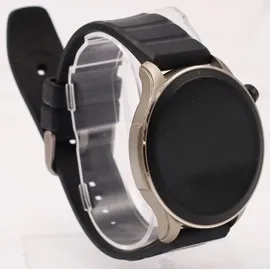 Amazfit GTR 4 BT 36,5 mm Aluminiumgehäuse Schwarz Sportarmband Schwarz M