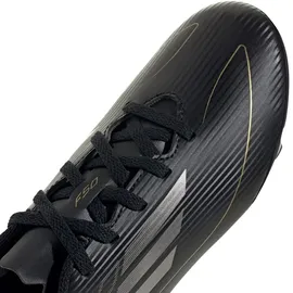 adidas F50 Club Kids FxG Core Black / Iron Metallic / Gold Metallic 33