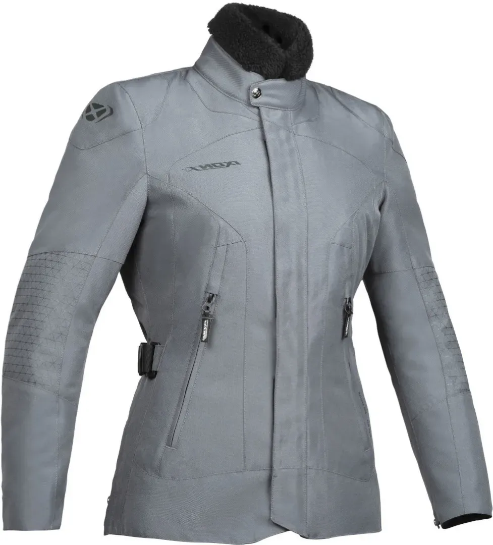 Ixon Bloom Dames motorfiets textiel jas, groen, XL Voorvrouw