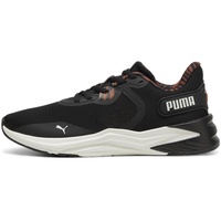 Puma Disperse Xt 3 Wn'S Animal Remix Road Running Shoes, Puma Black-Warm White, 40 EU