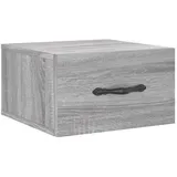 vidaXL Wand-Nachttisch Grau Sonoma 35x35x20 cm Modell 6