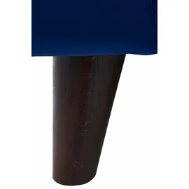 Home Affaire Ecksofa HOME AFFAIRE "Renesse L-Form", blau, B:234cm H:90cm T:160cm, Samtvelours 100% Polyester;Luxus-Microfaser ALTARA NUBUCK (100% Polyester), Sofas, Ecksofa, lose Kissen, Keder an Sitzkissen