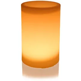 smartwares Solarleuchte Blumentopf 30 cm inkl. LED-Lampe weiß
