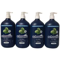 4 x 750 ml Schauma Für Männer KRÄFTIGENDES SHAMPOO MIT HOPFEN FÜR JEDEN TAG