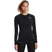 Under Armour Heatgear Authentics Comp Langarm-t-shirt - Black / White - XL