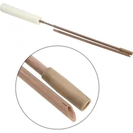 Lumineo led Solar Stabkerze ø 4 x 90 cm weiß Solar Stabkerze