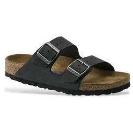 Birkenstock Arizona Weichbettung Naturleder geölt schwarz 45
