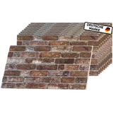 Wandpaneele Steinoptik - 3D Effekt - Wandverkleidung Steinoptik für Küche, Wohnzimmer, Innen- und Außenbereich - Steinoptik Styropor - 3D Wandpaneele - Akustikpaneele I ST141 |