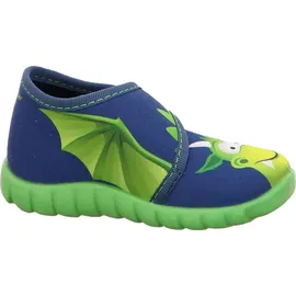 Fischer Markenschuh Hausschuhe Blau 20