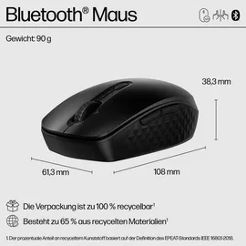 HP 420 programmierbare Bluetooth-Maus schwarz