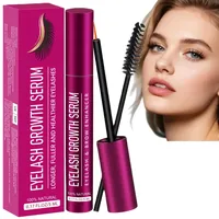 Wimpernserum Wimpernwachstumsserum - Serum für Wimpernwachstum & Augenbrauen Serum pflegend, Long Lashes Eyelash Serum, Wimpern Pflege, Einfache Anwendung