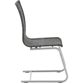 WK Wohnen »WK 7400« () Rundrohrgestell in Edelstahloptik, Vollgeflecht, 1er und 2er Set