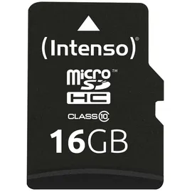 Intenso microSD Class 10 16 GB + microSD-Adapter