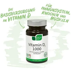 Nicapur Vitamin D3 1000 IE Kapseln 120 Stück