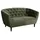 Actona Couch Stoff 2-Sitzer Grün
