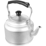 Cabilock Wasser Restaurant Wasserkocher Kaffee Küche Metall Anti-Kochen Tee Wärme Aluminium Retro L Griff Vintage Büro Kochen mit Topf Praktisch Aluminium