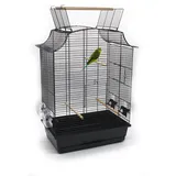 Vogelkäfig Greta Cabrio 65x44x28cm Wellensittich Kanarien Käfig Vogelhaus Voliere NEU