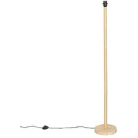 QAZQA Ländliche Stehlampe aus Holz ohne Schirm - Mels