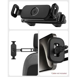 SPIGEN Onetap UTS45 Universal Headrest Uchwyt samochodowy na tablet czarny/black ACP05862, Tablet Halterung, Schwarz