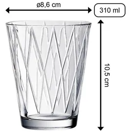 Villeroy & Boch Dressed Up Wasserglas 0,31 l 4 St.