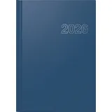 Rido rido/idé Buchkalender Mod. Chefplaner 2026 | A5, Kunststoff, blau