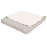 IBENA kühlende Decke Kuscheldecke 150 x 200 cm Beige