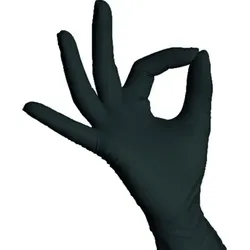 Einweg-Handschuh SHATIN 0436, Kat. I, schwarz, Größe 10 - schwarz - 10H