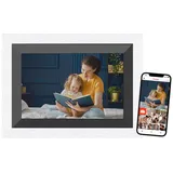 Braun Photo Technik Braun DigiFrame 10B WiFi weiß 25,7 cm (10,1 Zoll) Bilderrahmen (32GB Speicher, 1280 x 800 Pixel, 16:10 Seitenverhältnis)