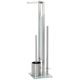 Wenko WC-Bürstengarnitur Rivalta Schwarz/Weiß 2er Set