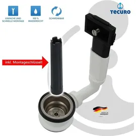 tecuro Siebkorbventil Ø 70 mm 38 x 64 mm Silber