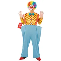 Fun Shack Clown Kostüm für Erwachsene, Fasching und Karneval, Clown Anzug, Lustiges Design, M - M