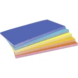 Magnetoplan Rainbow Moderationskarte farbig sortiert, Rot, Orange, Gelb rechteckig 200mm x 100 mm hergestellt mit 100 % pflanzlicher Farbe